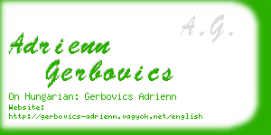 adrienn gerbovics business card